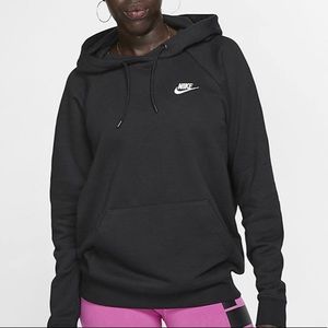 Nike Women Essential Fleece Pullover Black hoodie
